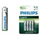 Bateria Philips Long Life AAA R03