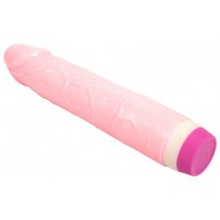Realistyczny elastyczny różowy wibrator 