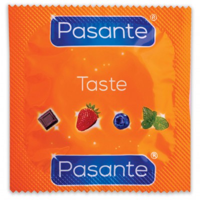 Prezerwatywa Pasante Flavours - Truskawka  1 sztuka